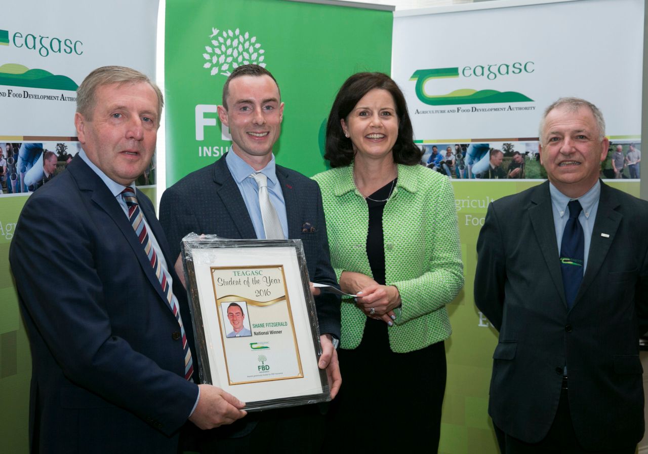 Waterford farmer wins Teagasc/FBD Student of the Year