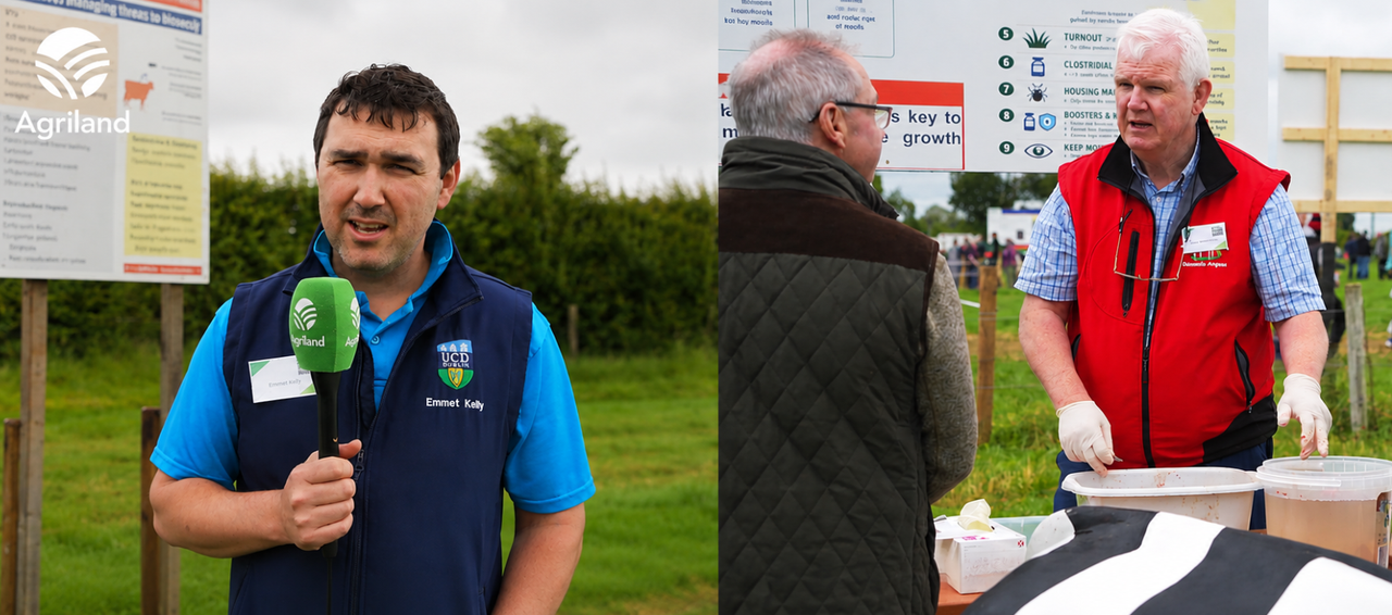 L-R: Dr. Emmet Kelly, assistant professor at the School of Veterinary Medicine, University College Dublin (UCD) and Co. Meath-based veterinary practitioner Frank O'Sullivan 