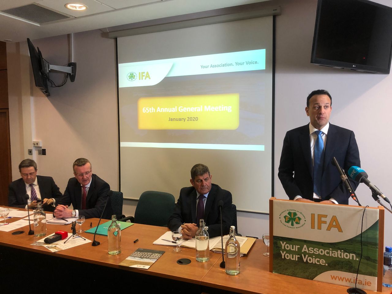 Varadkar addresses farmers' fears over climate action's effect on livelihoods