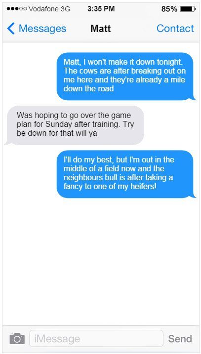 9 farming-related excuses every GAA manager has received