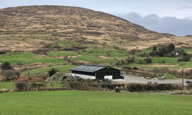 Back In Focus: A brand new 5-bay slatted unit with a lie-back area and crush in Co. Cork