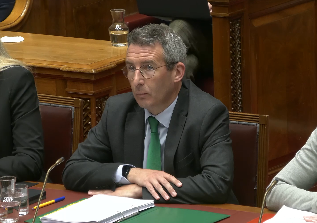 Minister of Agriculture, Environment and Rural Affairs Andrew Muir. Source: NI Assembly TV