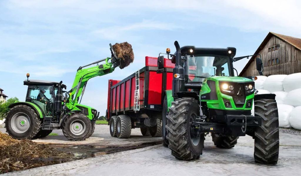 Manoeuvrability is paramount for loader tractors