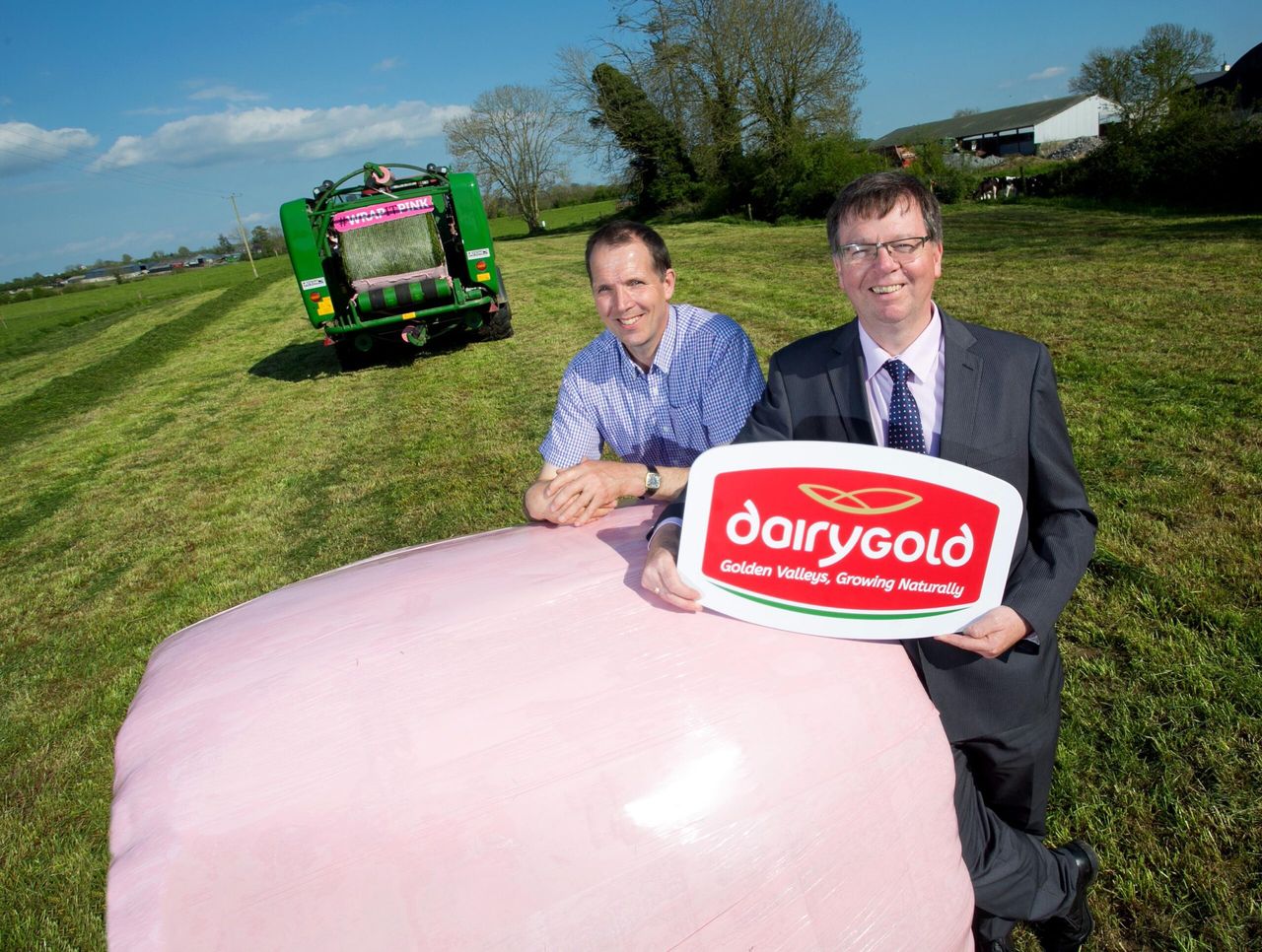 Farmers across Ireland 'Wrap It Pink' in support of Irish Cancer Society