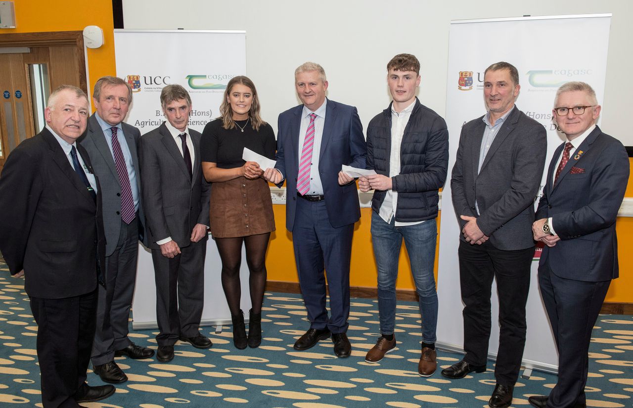Dairygold awards 2 UCC students with bursaries