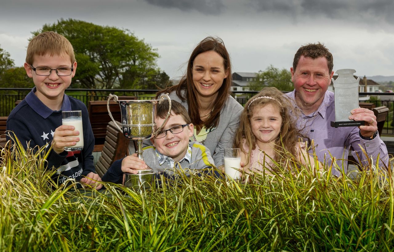 Donegal dairy farmer unveiled as Aurivo Milk Supplier of the Year