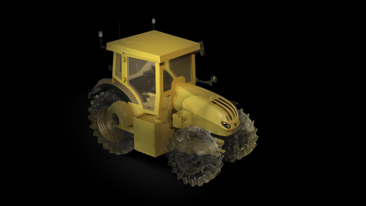 CNH's STEYR are teaming up with Mehler Protection, a ballistic protection systems company to design a concept for a light-armoured tractor Source: CNH