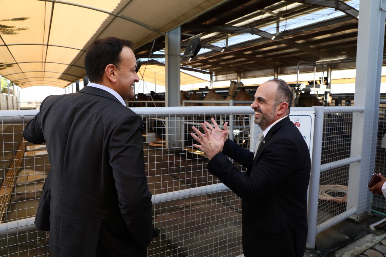 Taoiseach visits Irish-run dairy farm in Abu Dhabi