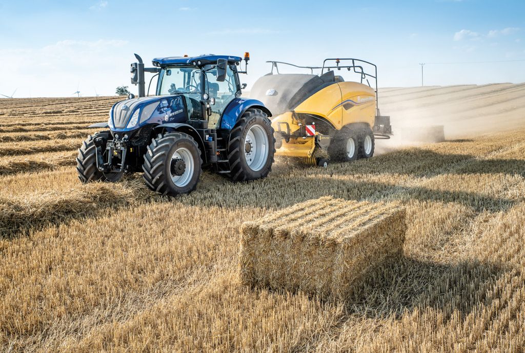 The latest square baler has stronger components to produce 10% denser bales