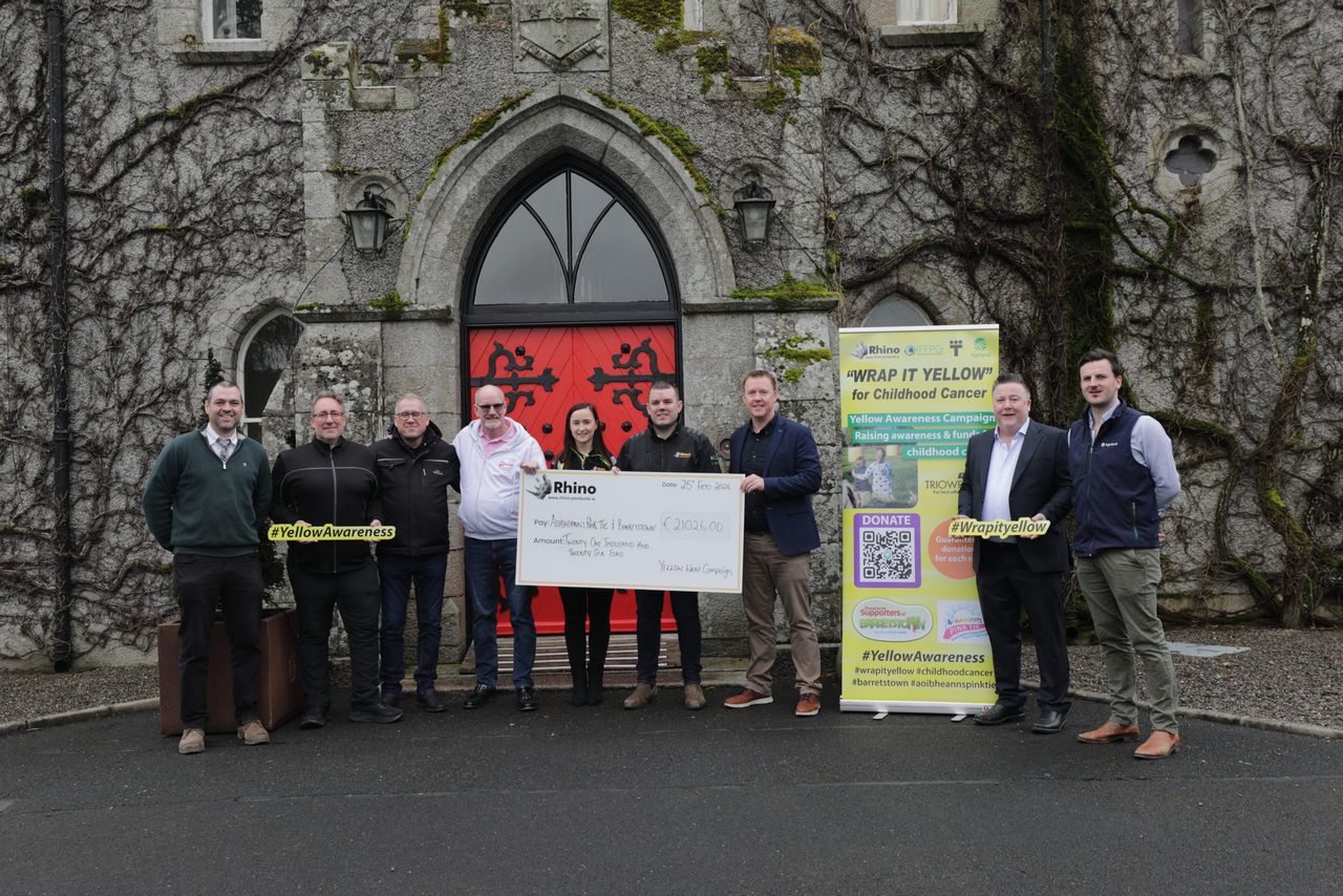 Yellow Wrap Campaign partners present cheque to chosen charities