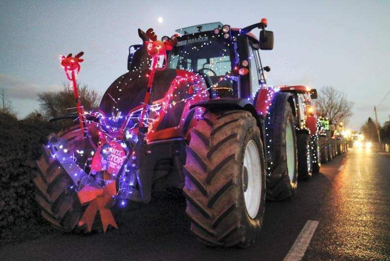 The kings of the Christmas tractors are back with big light shows