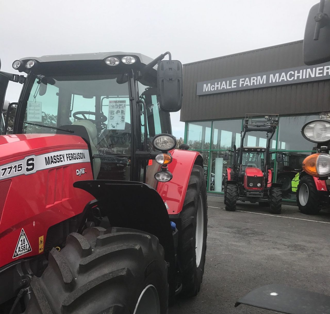 McHale Farm Machinery all prepped for Massey Ferguson open evenings