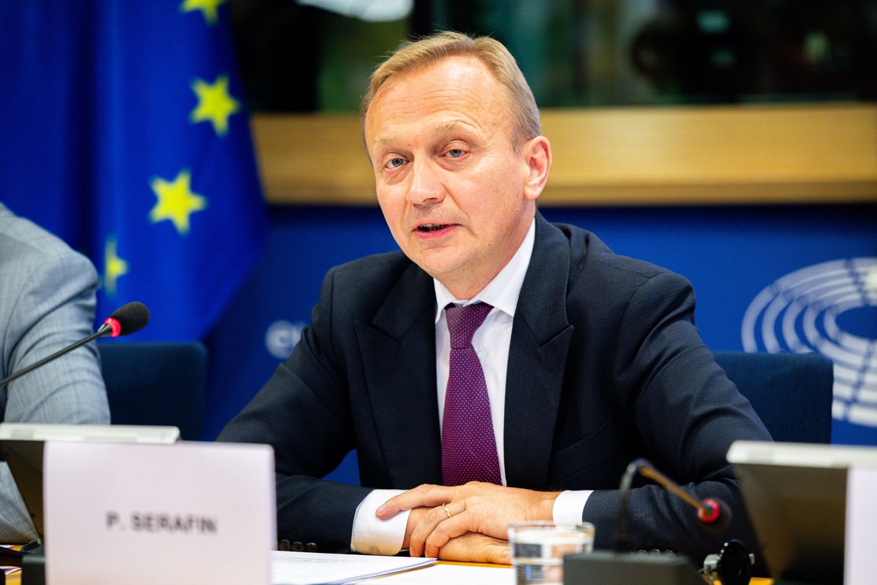 Presentation of the Draft Budget 2027 by Piotr Serafin, Commissioner for Budget, Anti-Fraud and Public Administration Source:  European Union 2026 