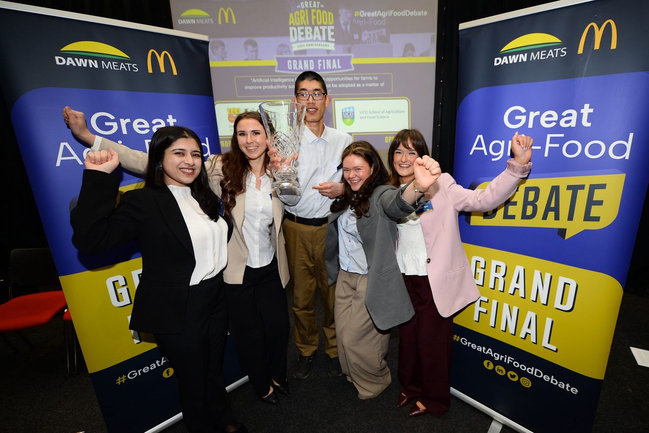 UCC claims top honours at Great Agri-Food Debate