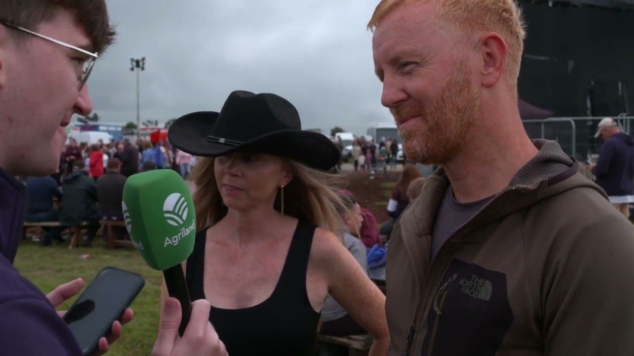 Speaking to dancers at Ploughing 2026
