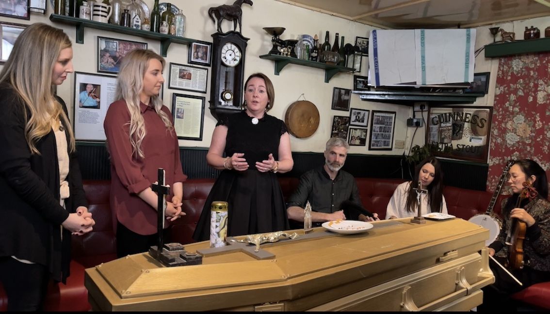 'Irish wake remains the touchstone of all Irish society' - filmmaker