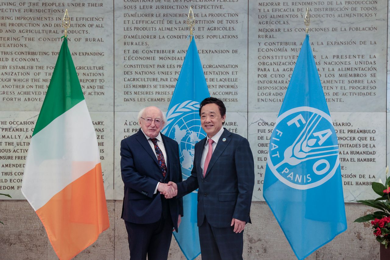 President Higgins: 'We need to shift away from over-reliance on imported fertiliser'