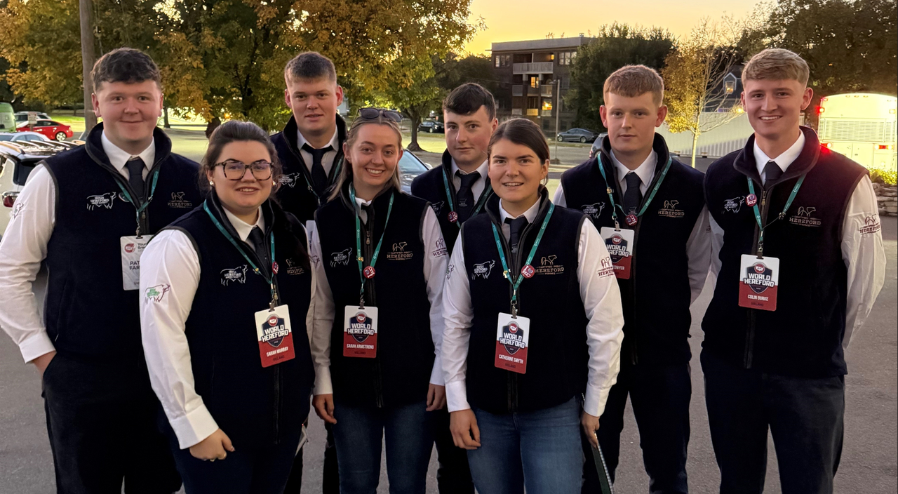 Young Irish breeders travel to World Hereford Conference in US