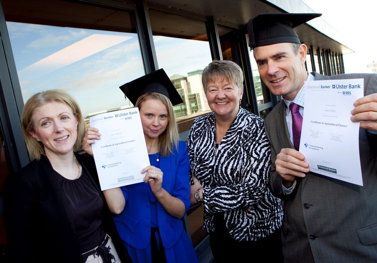Ulster Bank staff awarded ag' finance certificates