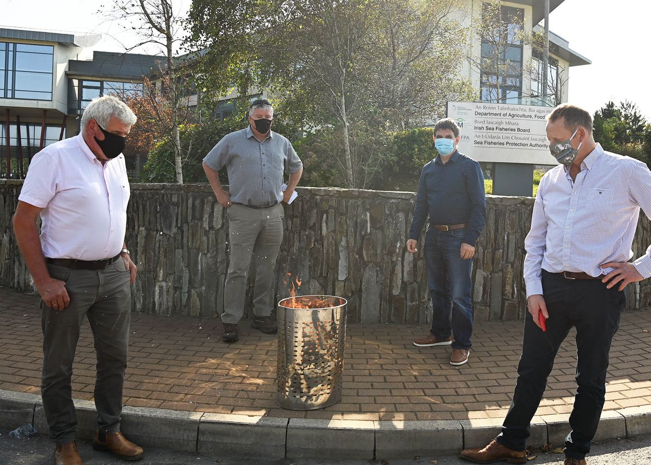 IFA members burn more TB letters in Cork protest