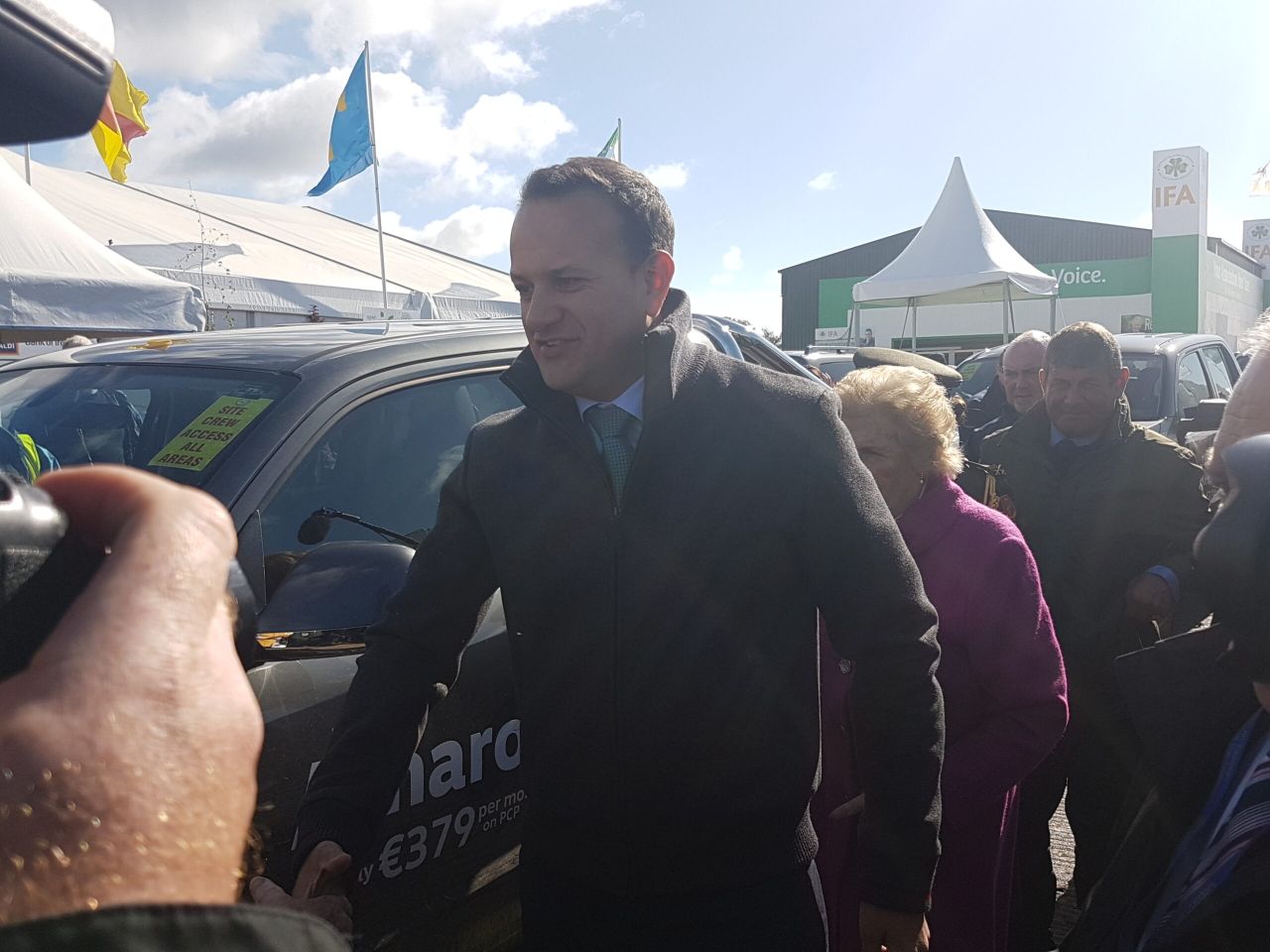 Taoiseach arrives at National Ploughing Championships