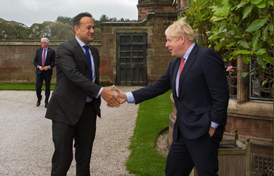 Brexit talks: Varadkar and Johnson 'could see pathway to possible deal'