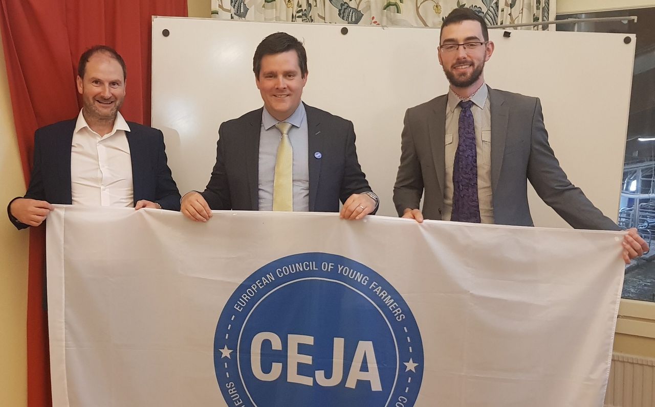Finan re-elected as European young farmers' council vice-president