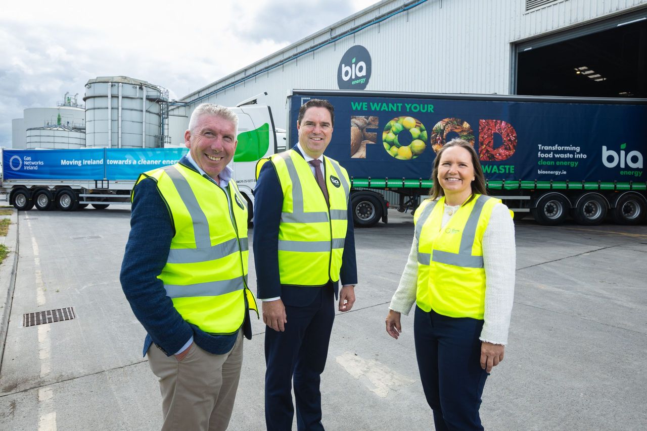 Biomethane plant connected to gas network for first time in Ireland