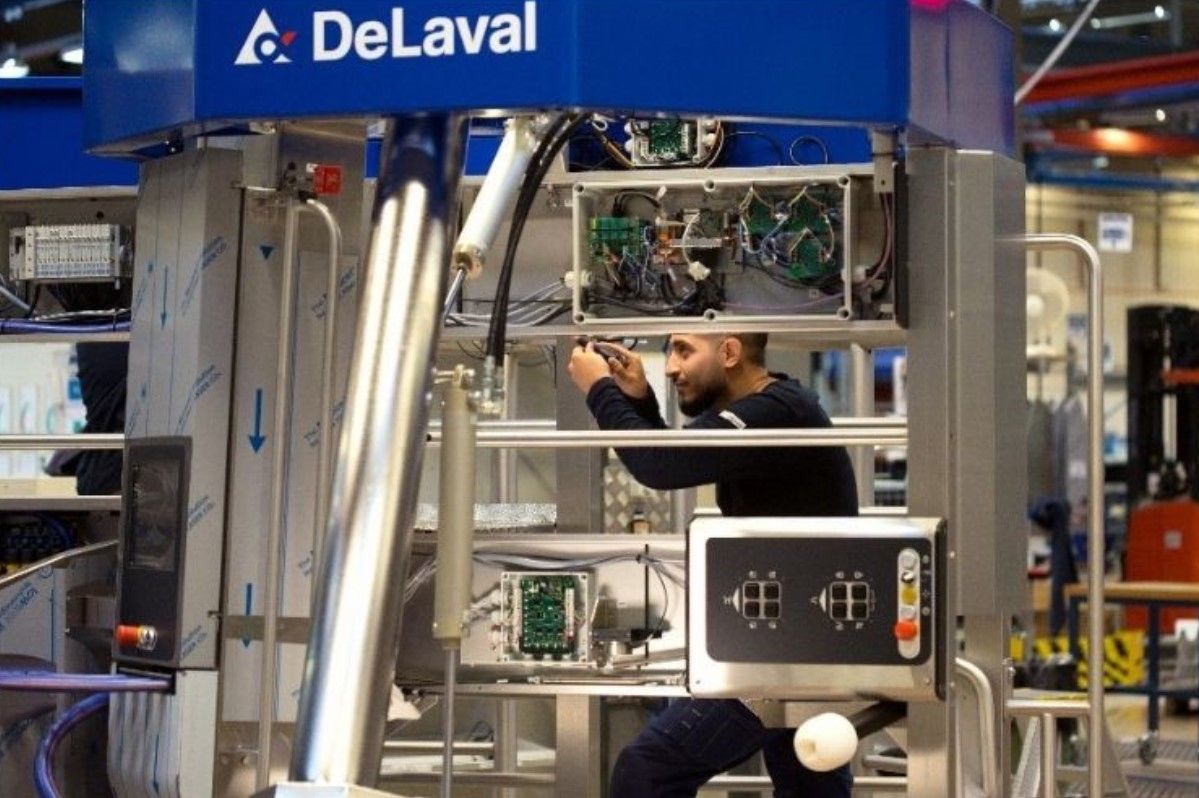 DeLaval ramps up milking robot production due to 'surge in demand'
