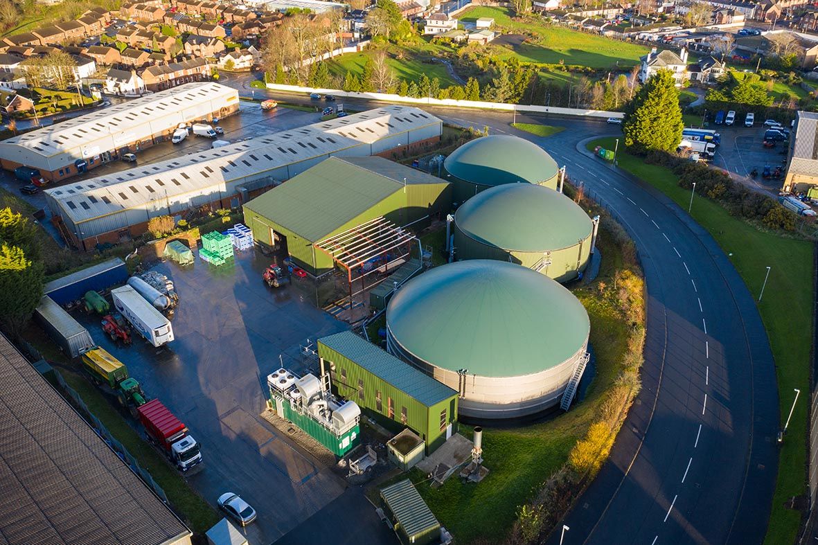 Biomethane boost: NI biogas plant to power 'green' trucks with food waste