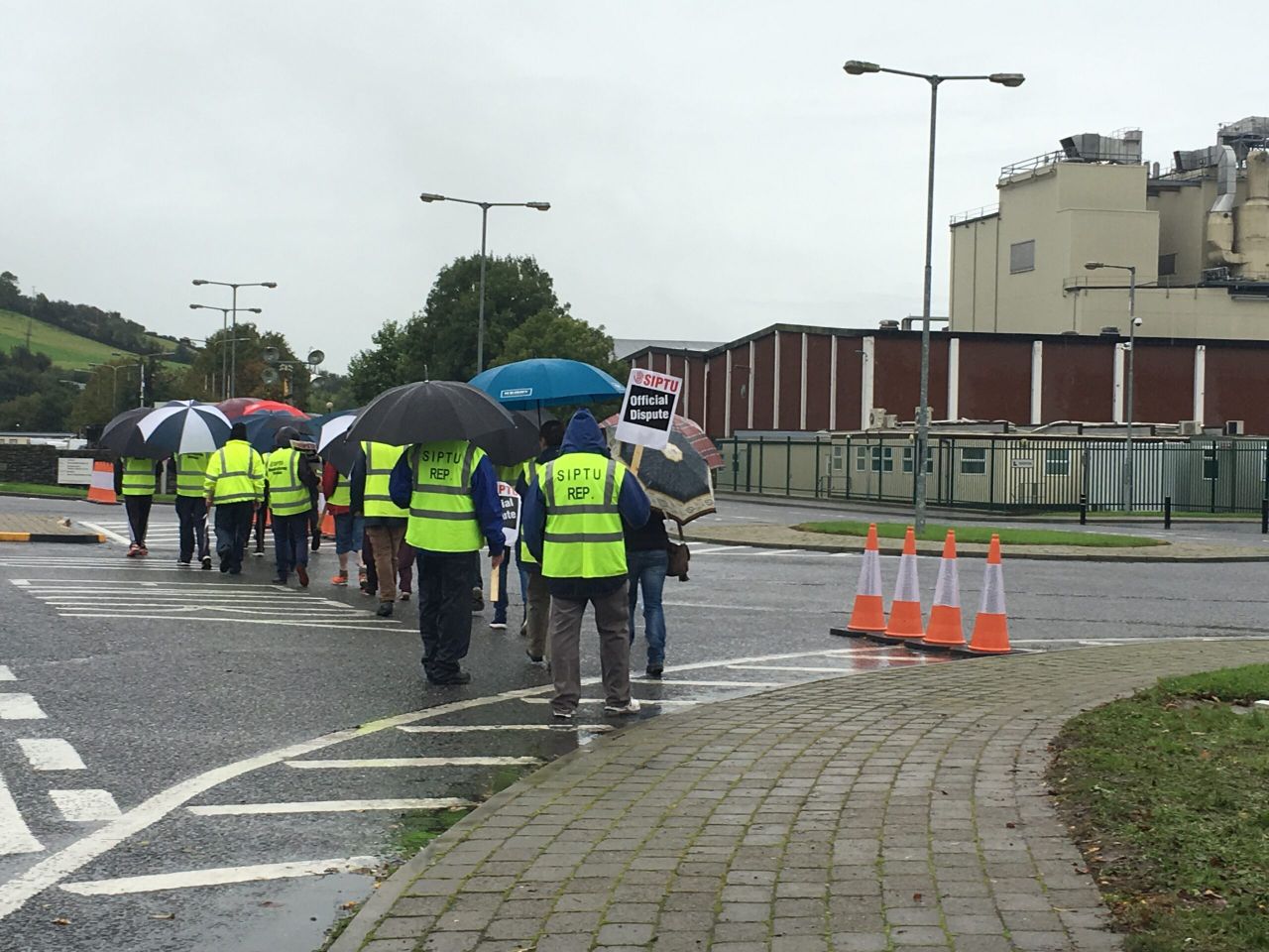 Second day of strike action for workers at Kerry Group in Listowel