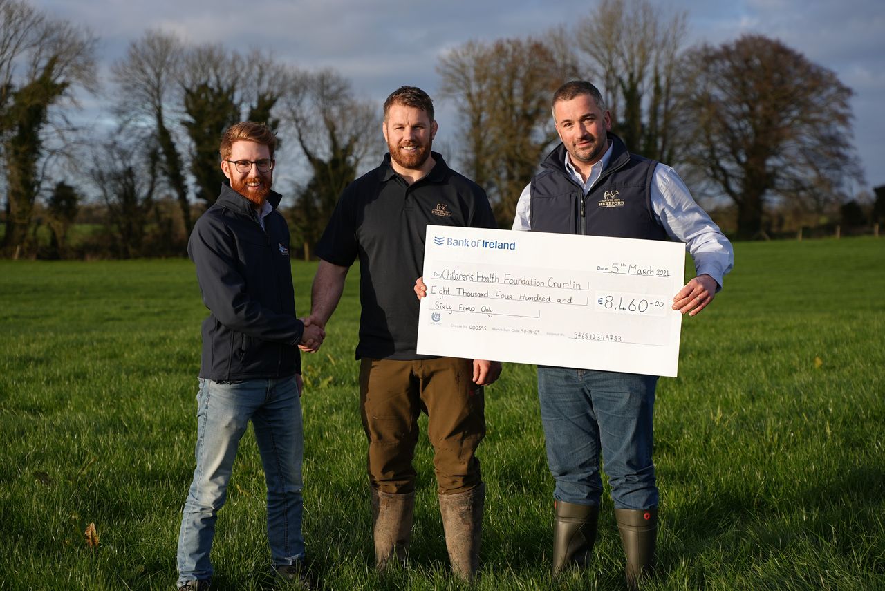 Hereford Charity Calendar raises over €8,000 for Crumlin