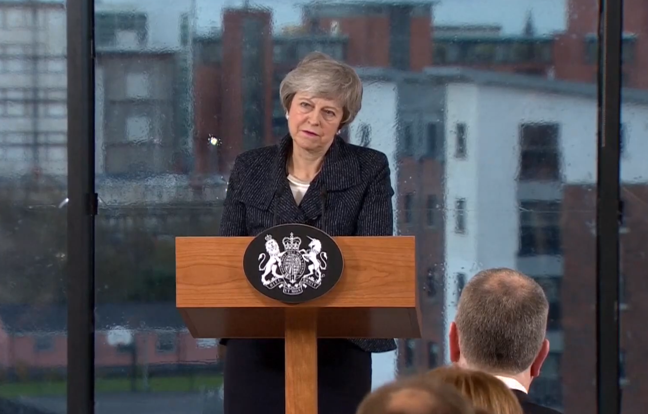 May reassures 'full protection for cross-border cooperation'