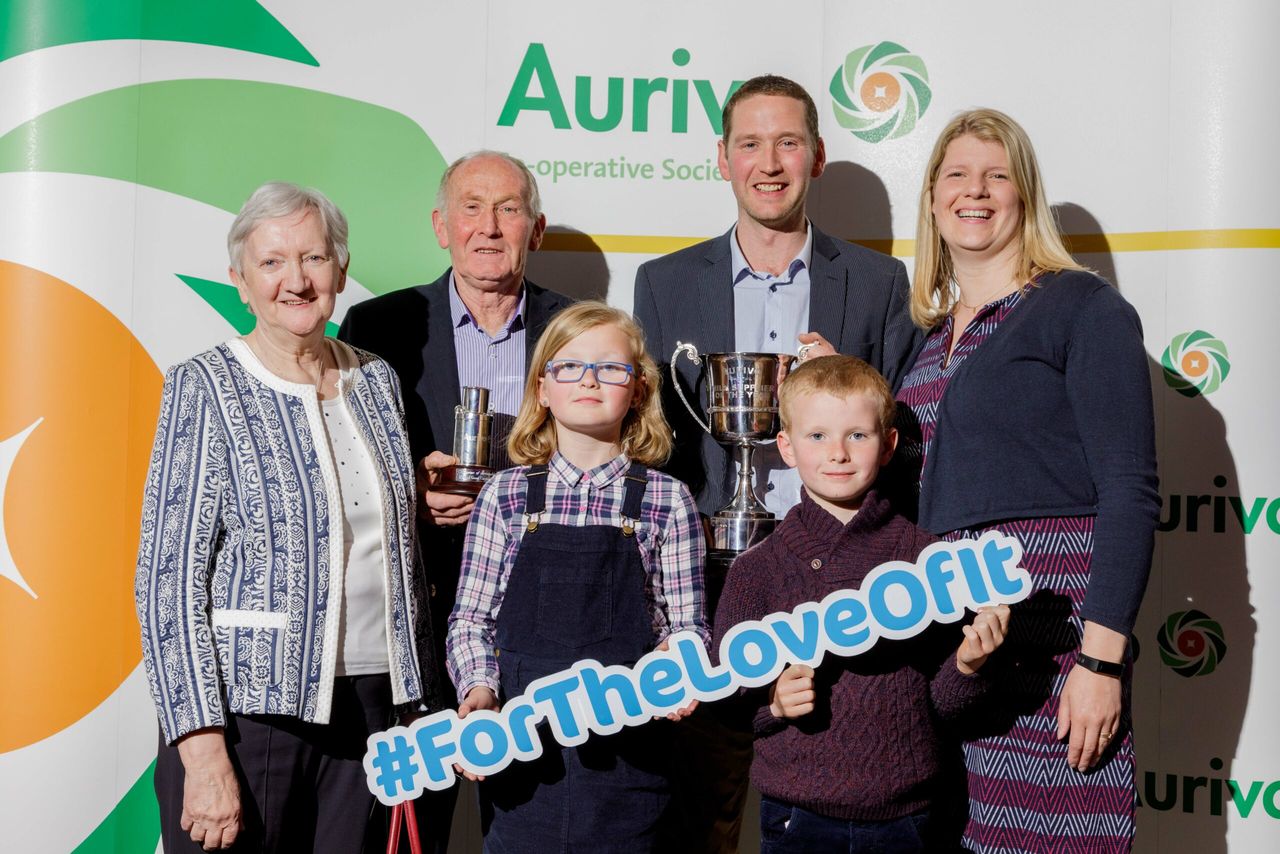 Roscommon farmers win top prize for milk quality at Aurivo awards
