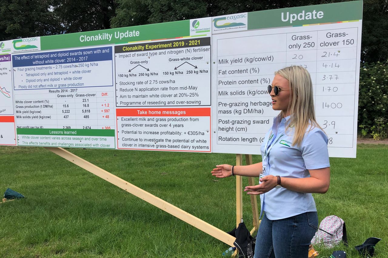 Grass-clover sward has the potential to deliver '€305/ha extra net profit per year'