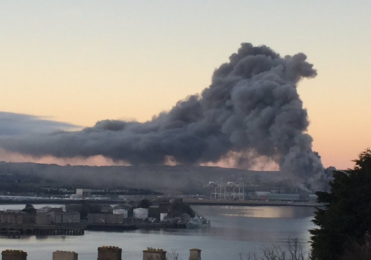 Emergency services called to fire at R&H Hall grain facility in Cork Port