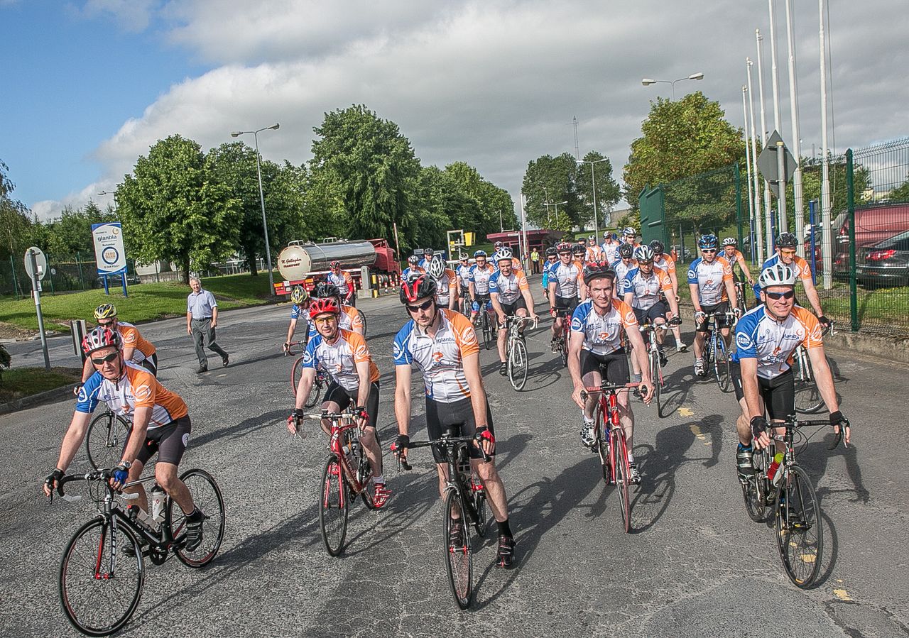 Setting off yesterday from Ballyragget!