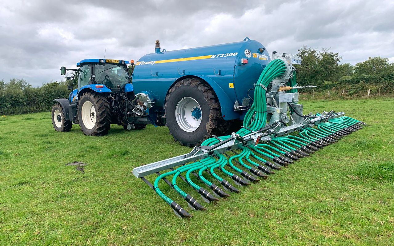 Fleming Agri adds trailing shoe booms to product range