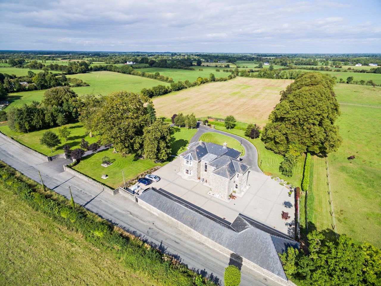 Co. Meath property provides 12ac and 5 stables with road access
