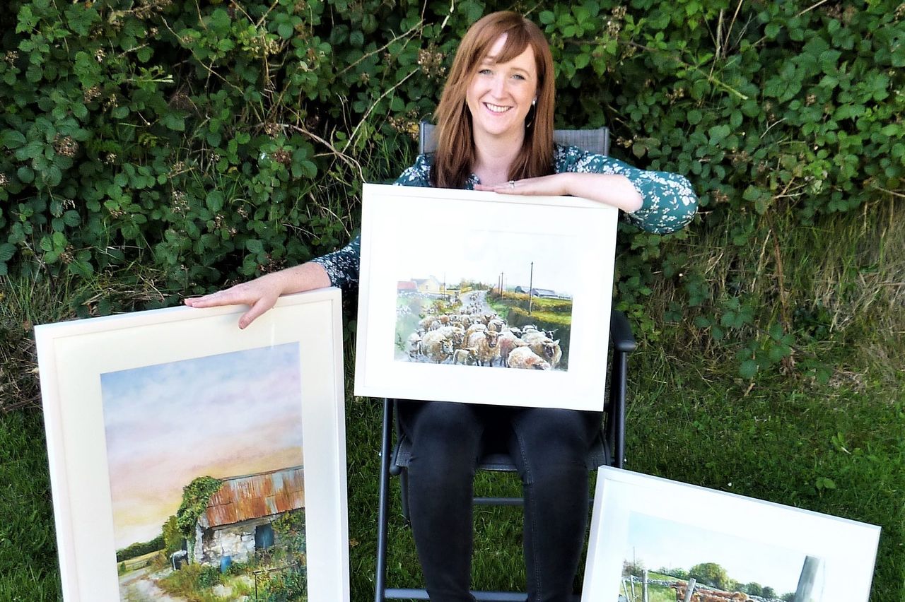 Tuam artist 'fleeces' her subjects by 'painting with wool'