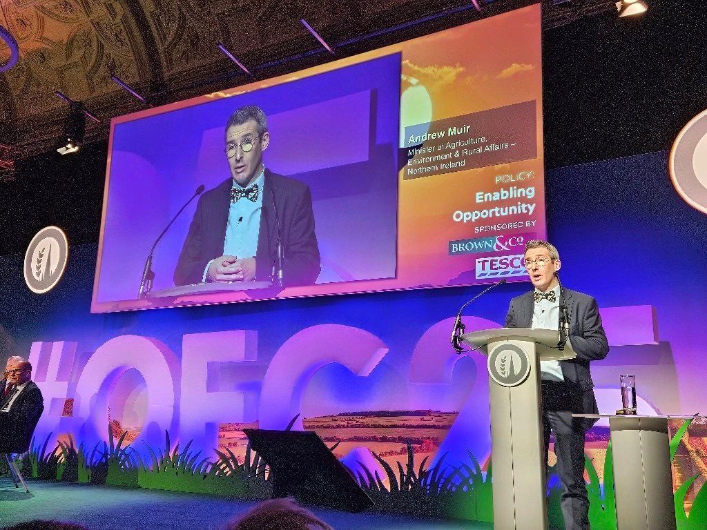 Muir reaffirms 'commitment' to agriculture at UK conference