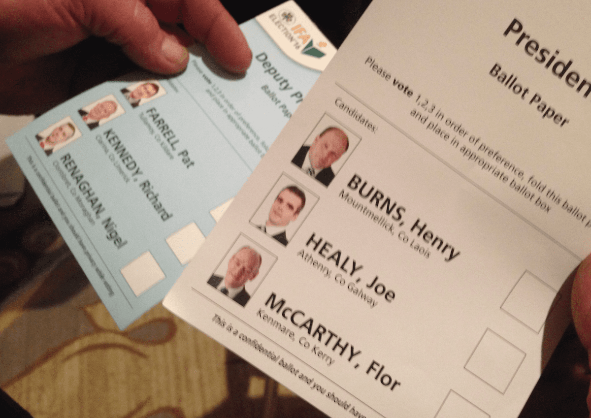 Who will be elected the next IFA President?