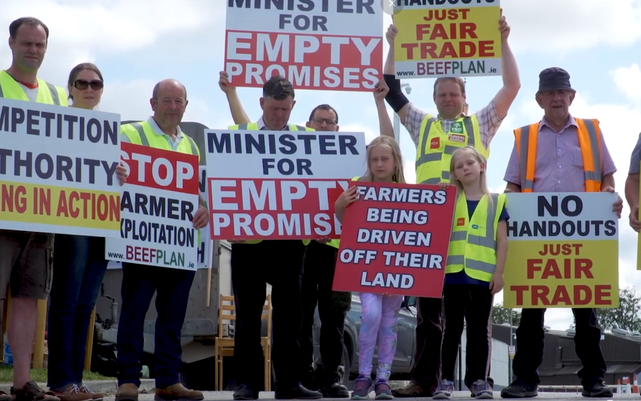 Video: Beef Plan protestors give views on limited dairy eligibility in BEAM