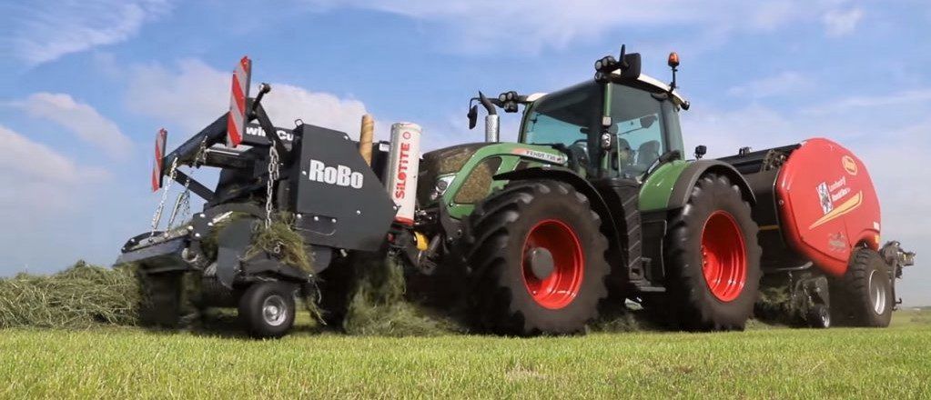 Baling and wrapping: So good they chopped it twice...