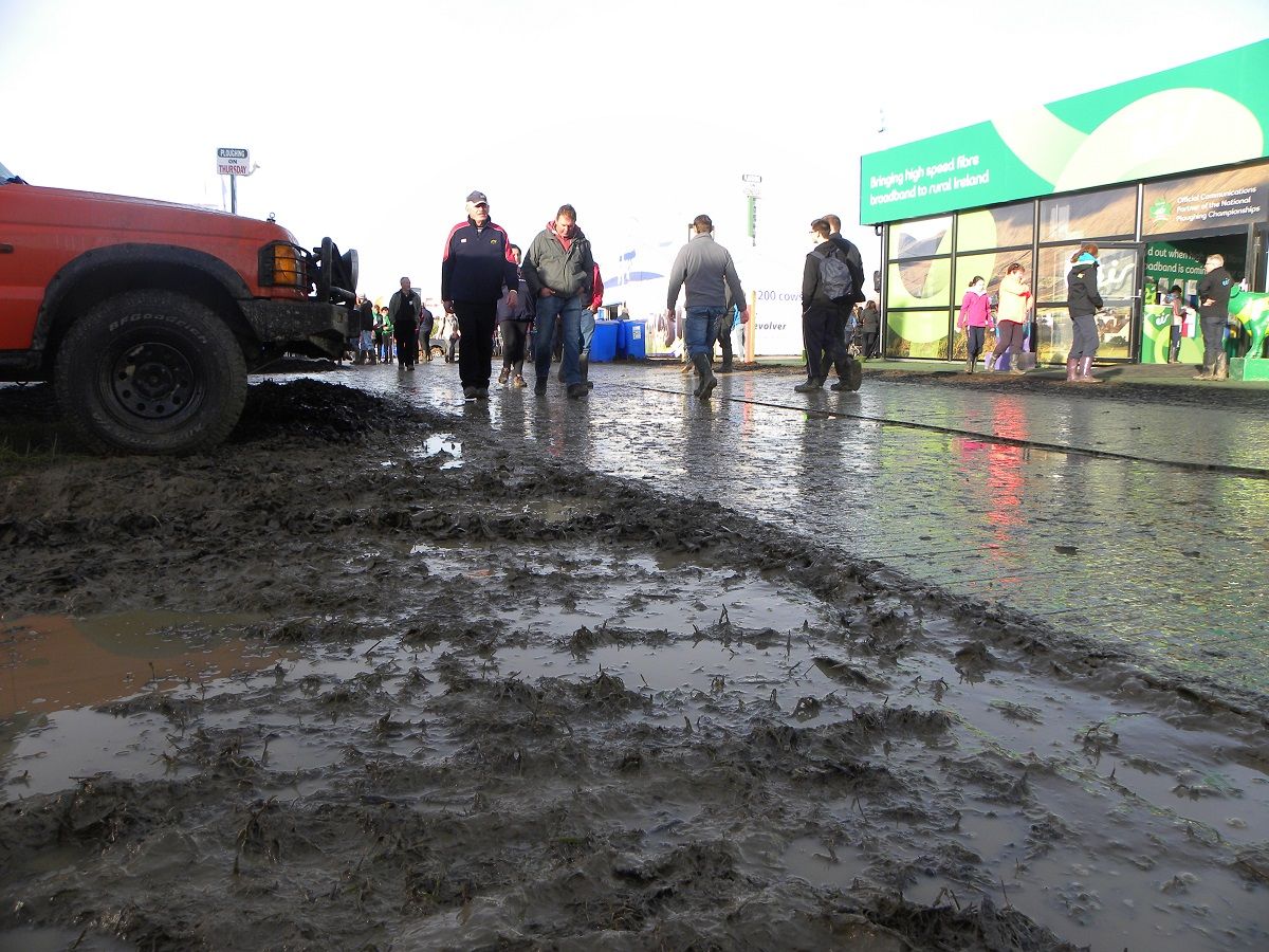 Up to 35mm of rain expected in some areas on the second day of the 'Ploughing'