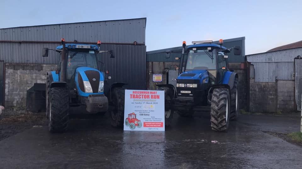 Tractor run to 'roll out' at Roscommon Mart this weekend
