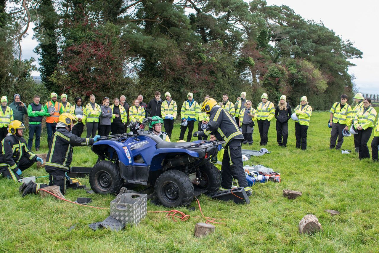 Paramedic students undertake farm injury response course