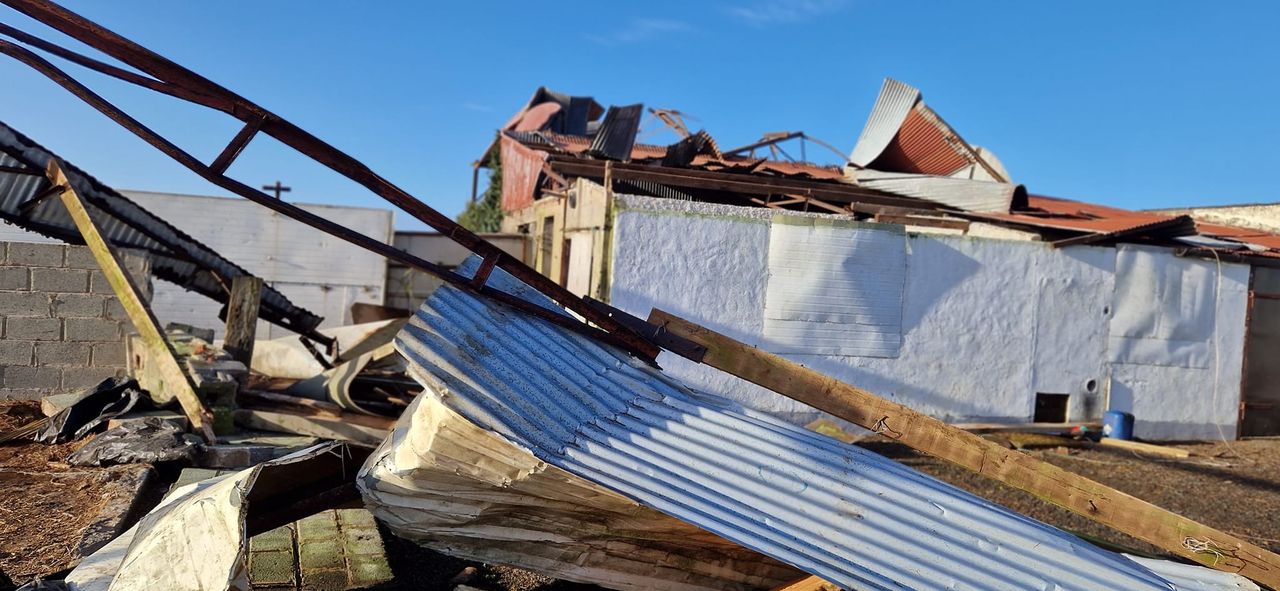 Farm sheds in Wexford destroyed by 'tornado-like' winds