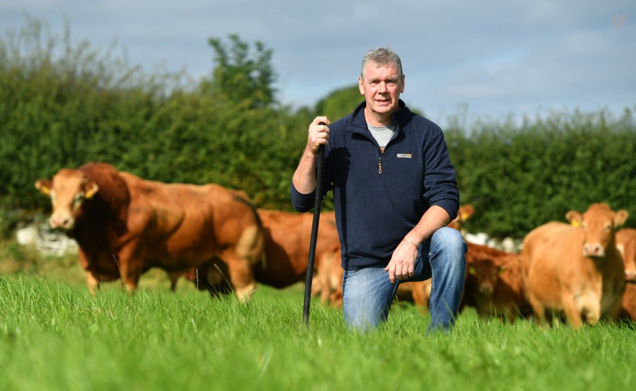 Mick on his farm