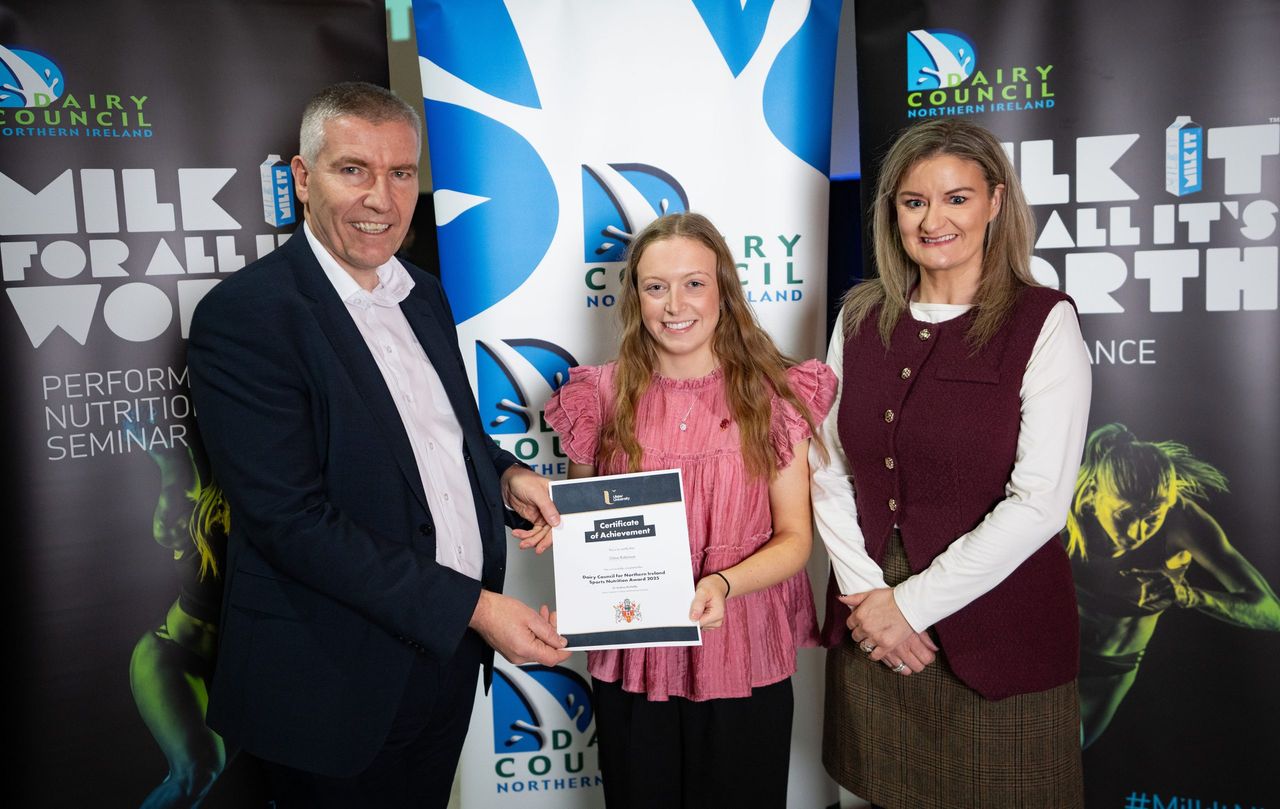 Antrim student wins Dairy Council NI award for sports nutrition
